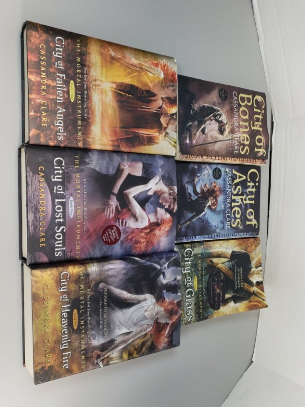Cassandra Clare the Mortal Instruments Complete Series Of 6 Book Fantasy HC & PB